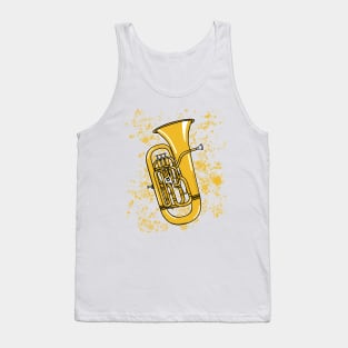 Euphonium Teacher Euphoniumist Brass Musician Tank Top